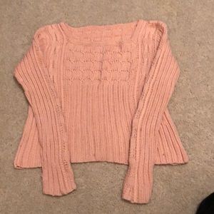 Pink sweater very comfy M